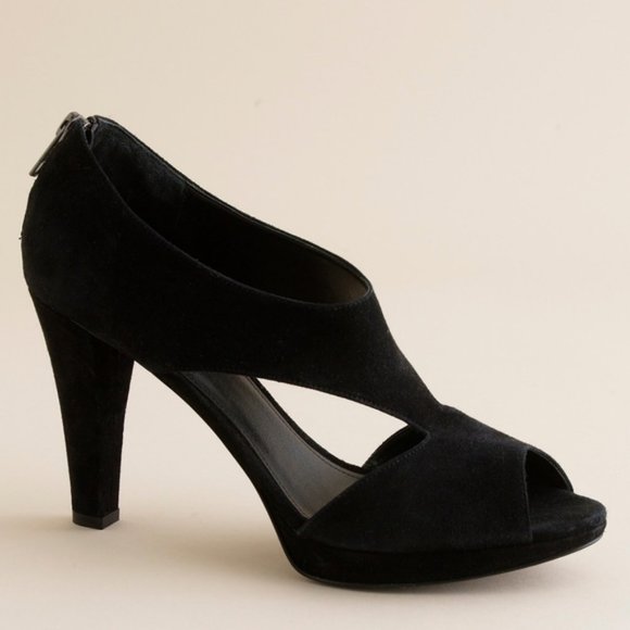 J.CREW | Black Alicia Suede Pumps - Picture 2 of 9